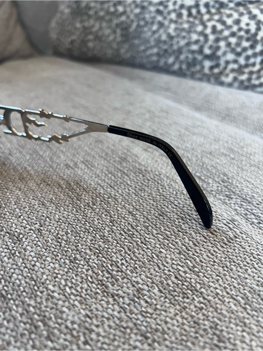 Dior Shield Gradient Rimless Black Lenses Silver Sunglasses - Picture 6 of 6